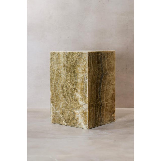 Side Table in Onyx For Sale - Image 6 of 8