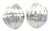 1990s Pair of Tiffany & Co Estate XL Puffed Clip-on Earrings Sterling Silver For Sale
