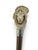 Cabin Reindeer Carved Stag Deer Antler Handle Antique Walking Stick Cane For Sale - Image 3 of 13