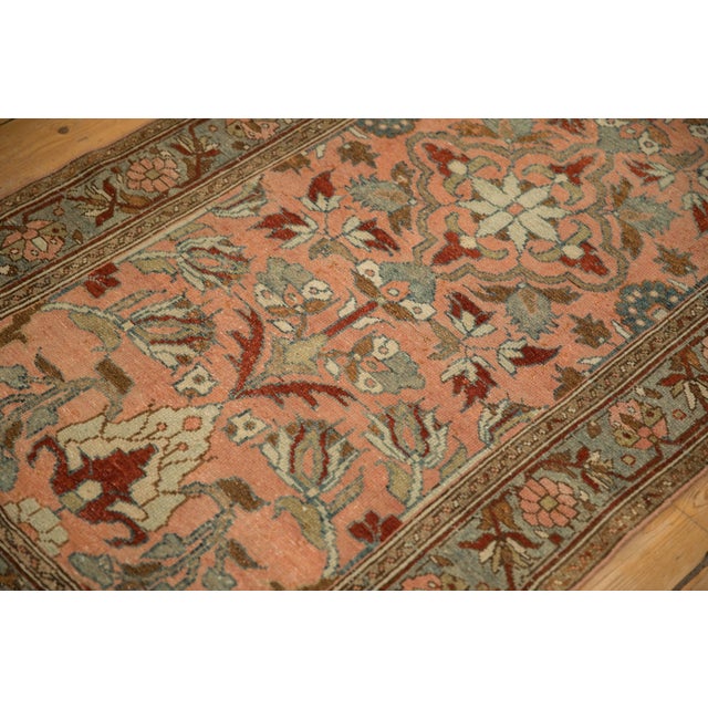 Blush Vintage Distressed Lilihan Rug Runner - 3'1" x 6' For Sale - Image 8 of 9