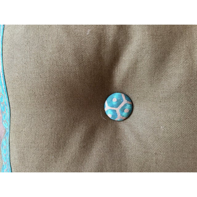 Mary Jane McCarty Designs Fortuny Border Pillow For Sale - Image 4 of 4