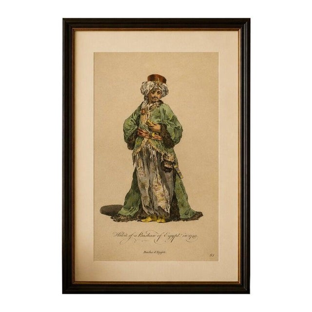 European School Artist, Habit of a Bashaw of Egypt, 1749, Engraving For Sale - Image 9 of 9