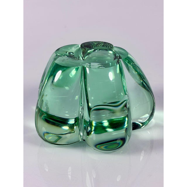 Crystal Flower Candleholder from Daum For Sale - Image 5 of 7