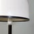 Italian Postmodern Black Metal Floor Lamp with White Metal Lampshade, 1980s For Sale - Image 6 of 14