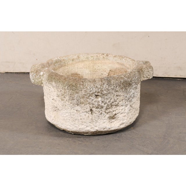 Alabaster 19th Century Spanish Carved-Stone Vessel For Sale - Image 8 of 11