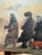 Antique Watercolor of a Russian Winter Procession in Ornate Gilt Frame - Unsigned Unknown Artist For Sale - Image 11 of 17