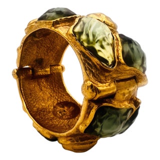 Yves Saint Laurent Cuff By Robert Goossens 1980 Paris For Sale