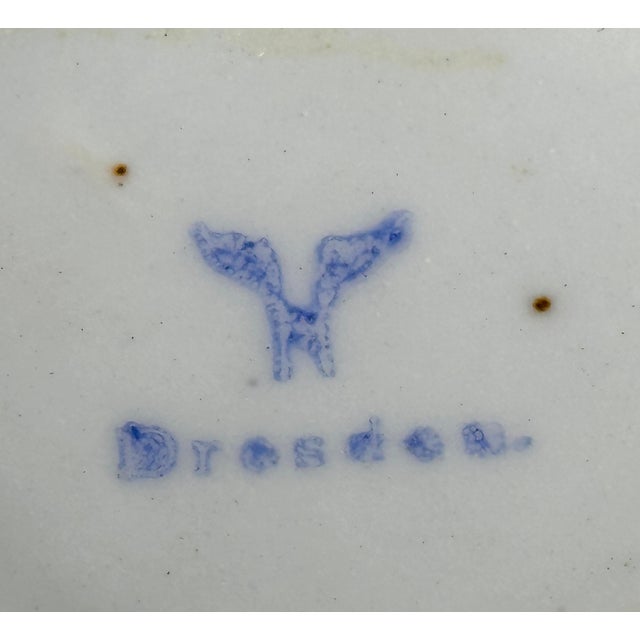 Antique Dresden Franziska Hirsch Handleless Tea Bowl c.1901-14 For Sale - Image 9 of 12