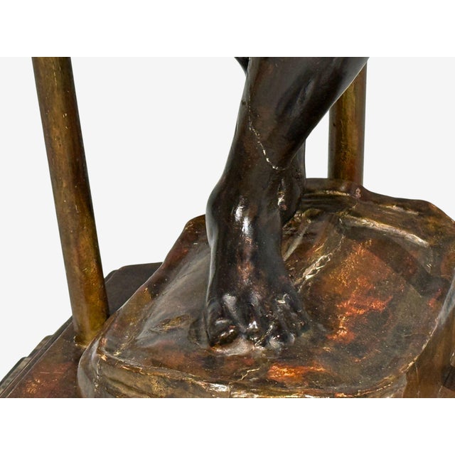18th/19th C. Italian, Venetian Blackamoor Gueridons, Opposing Figures, Marble For Sale - Image 15 of 18