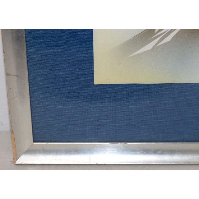 Leonardo Nierman Leonardo Nierman (b.1932 - Mexico City, Mexico) Abstract Expressionist Painting Circa 1970 For Sale - Image 4 of 9