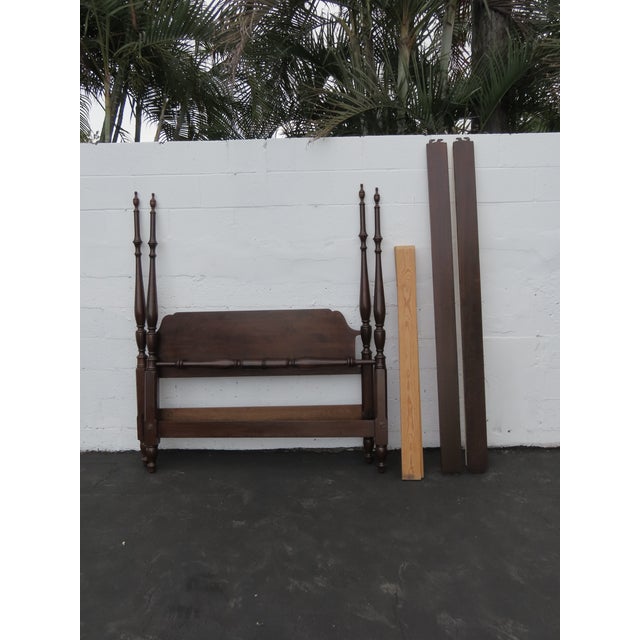 Pennsylvania House Pennsylvania House Cherry Full Size Poster Bed 6415 For Sale - Image 4 of 18