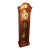 Ridgeway Model 266 Vintage Grandfather Clock in Cherry With Moon Dial, Triple Chime For Sale