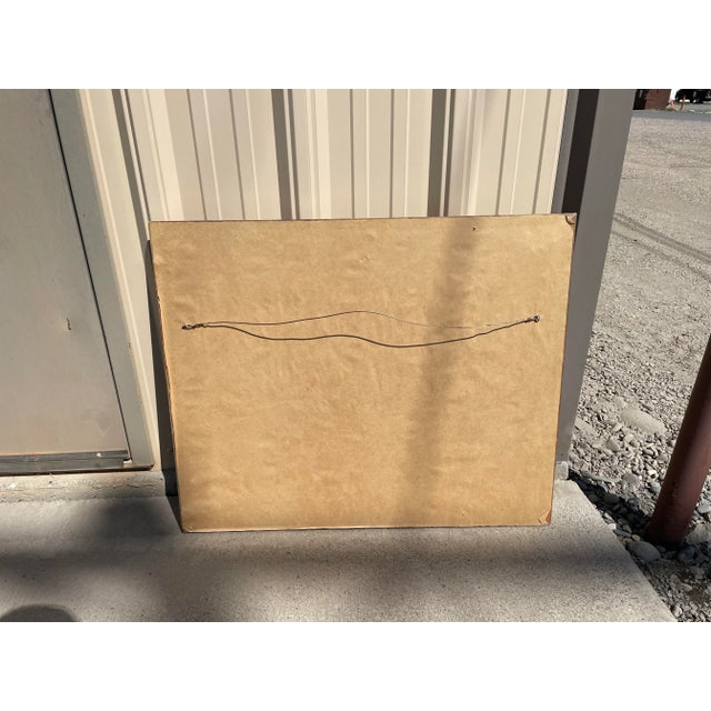 Vintage Ornate Gold Framed Beveled Mirror For Sale - Image 6 of 9