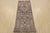 Kazak Runner 2’10” X 9’9” Blue Wool Tribal Hand-Knotted Oriental Rug For Sale - Image 12 of 13