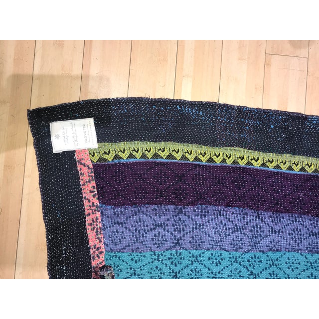 2010s Indian Van Verre Kantha For Sale - Image 5 of 6