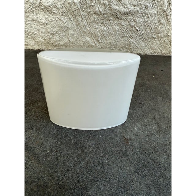 Mid-Century Modern 1960s Tapio Wirkkala Iittala Ovvalis Case Glass Vase Signed For Sale - Image 3 of 5