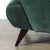 Pair of Mid-Century Curvilinear Green Mohair Lounge Chairs W/ Ebonized Supports For Sale - Image 4 of 15