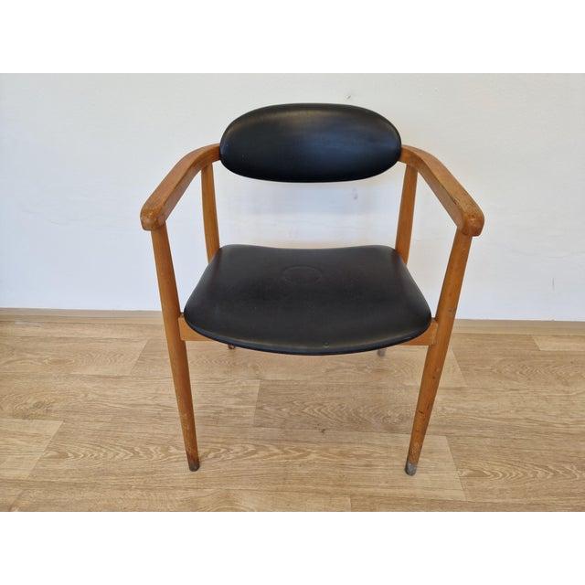 Mid-Century Scandinavian Style Chair attributed to Antonin Suman from TON, 1960s For Sale - Image 9 of 14