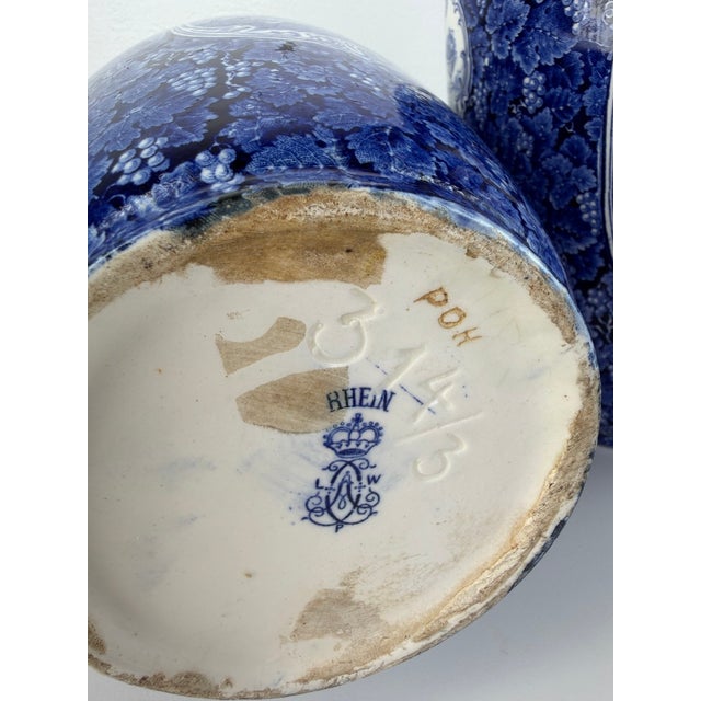 19th-Century Rhein Vases from Lewis Woolf, England, Set of 2 For Sale - Image 9 of 12