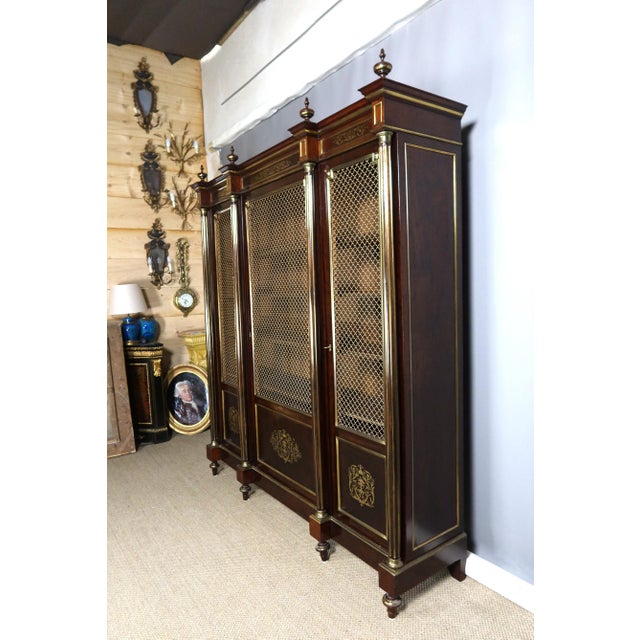 Louis XVI Showcase Library For Sale - Image 4 of 14