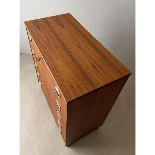 Mid-Century Modern Swedish Teak Chest of Drawers For Sale - Image 4 of 14
