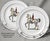 Late 20th Century Late 20th Century Porcelaine d'Auteuil Paris France Equestrian Themed Plates, Set of 12 For Sale - Image 5 of 10