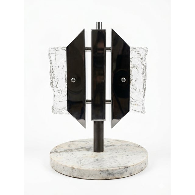 Italian Murano Glass Table Lamp, 1970s For Sale - Image 4 of 7