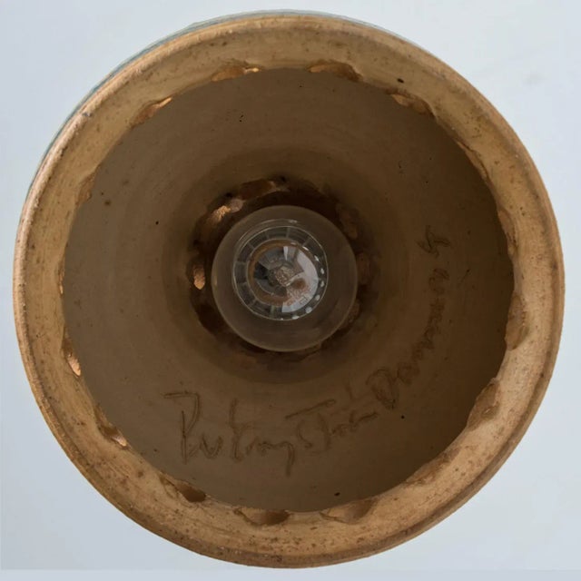 Green Ceramic Pendant Light, Denmark, 1970s For Sale - Image 9 of 12