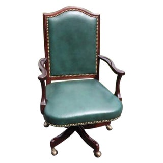 Hancock and Moore Leather Office Chair For Sale