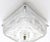 1930s French Art Deco Flush Pendant Chandelier by Sabino For Sale - Image 5 of 7