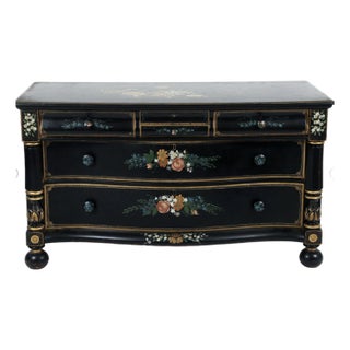 Dauler Close and Johns Hand Painted Mahogany Dresser For Sale