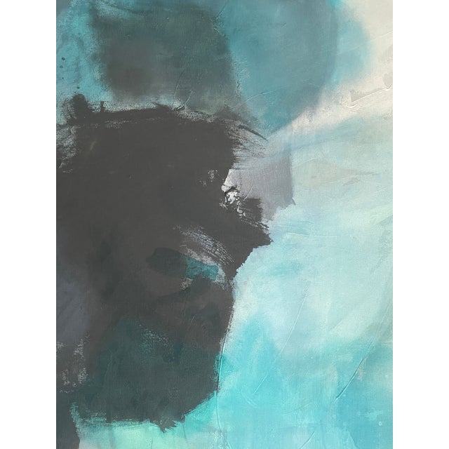 Textile "I Lose Myself" Oversized Lyrical Abstraction Painting For Sale - Image 7 of 12