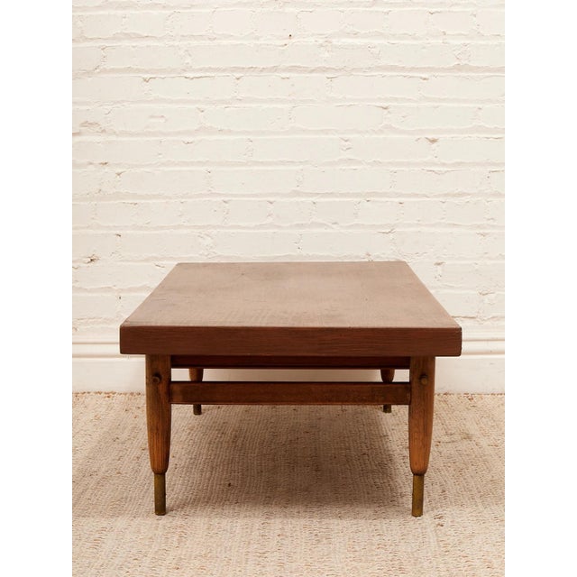 Walnut Vintage Coffee Table For Sale - Image 10 of 12