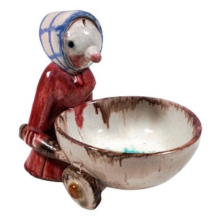 Ceramic Vide-Poche from Walter Bosse, 1920s For Sale