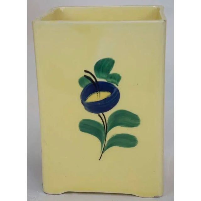 Set of 6 Hand Painted Ceramic Canisters - Czechoslovakia For Sale In Las Vegas - Image 6 of 12