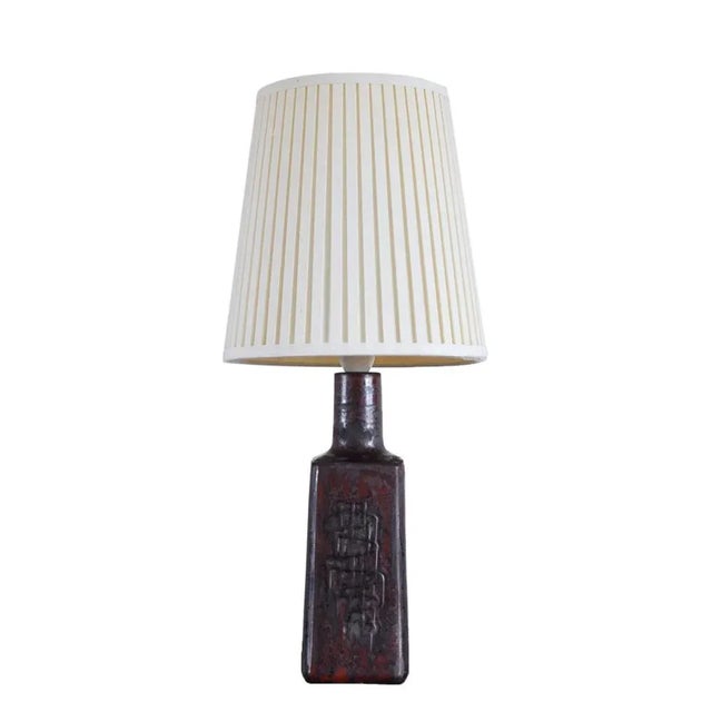 Glazed Stoneware Table Lamp by Desiree Stentøj, Denmark, 1960s For Sale - Image 11 of 11