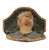Rustic European European Carved and Painted Wooden Figural Wall Shelf For Sale - Image 3 of 10