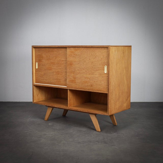 Sideboard with Sliding Doors by Jiří Jiroutek for Interier Praha, Czechoslovakia, 1960s For Sale - Image 4 of 9