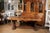 1960s Southern French Brutalist Oak Dining Trestle Table with Terracotta Inset Top For Sale - Image 10 of 12