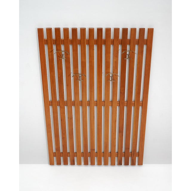 Wall-Mounted Coat Rack by Gianfranco Frattini, 1950s For Sale - Image 14 of 14