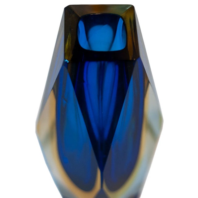 Murano Flacon in Cobalt Blue by Murano For Sale - Image 3 of 4