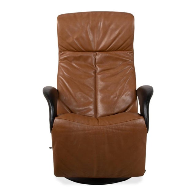 Yoga Mono Move Armchair in Brown Chestnut with Manual Function by JORI For Sale - Image 16 of 17
