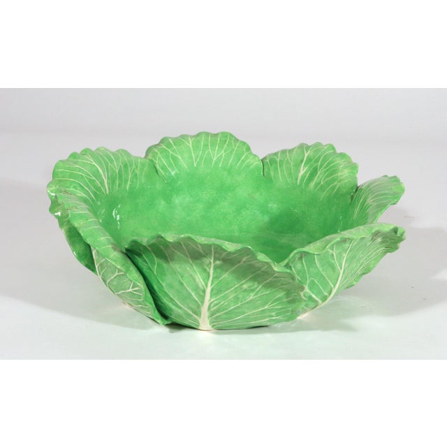 Dodie Thayer Lettuce Ware Pottery Bowl, Circa 1970–1985 An original Dodie Thayer Lettuce Ware bowl, hand-built in glazed...