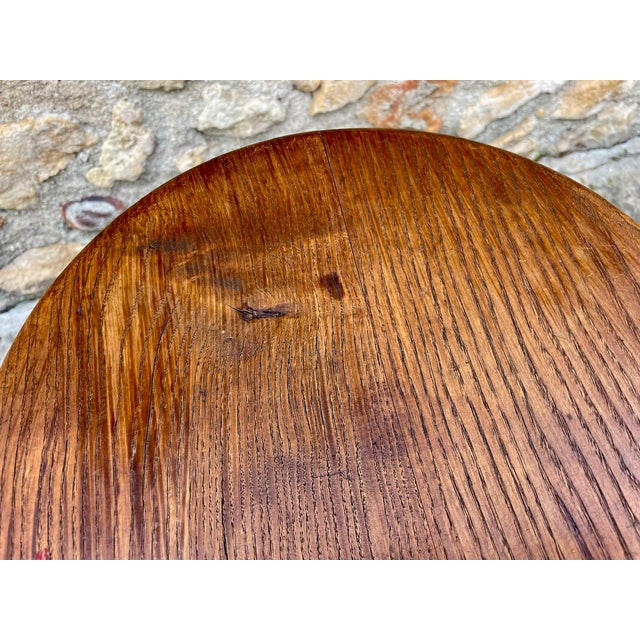 Wood Vintage High Ash Berger Stool attributed to Charlotte Perriand, 1950s For Sale - Image 7 of 18