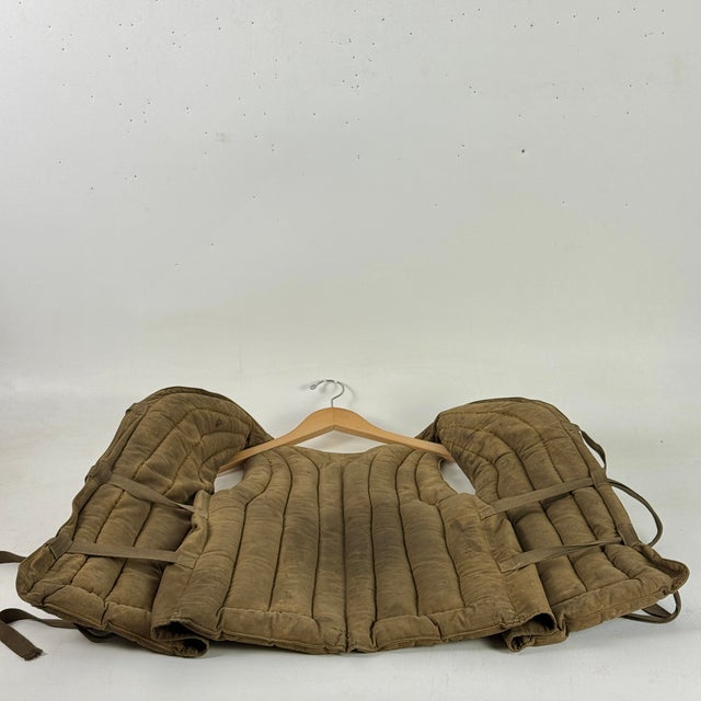 Textile Vintage 1940s Miller Kapok 'Life Save Vest', by the American Pad & Textile Co For Sale - Image 7 of 13