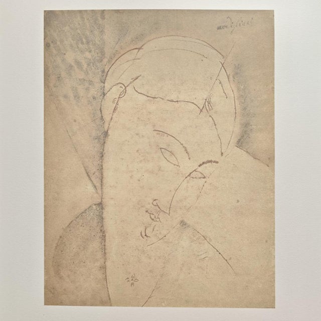 A. Modigliani, Ritratto di Donna con Ciondolo / Portrait of a Woman with Pendant, Lithograph For Sale - Image 7 of 7