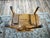 Brown Vintage Wabi Sabi Bench From Spalted Maple Signed Neil Panyik For Sale - Image 8 of 9