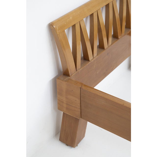 Set of Mid-Century Single Bed and Chair from Ugo Carrà, 1950s For Sale - Image 10 of 15