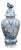 Large 19th Century Baluster Vase with Parrot Motif, Holland For Sale