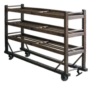 Vintage, Rustic Wooden Shoe Rack